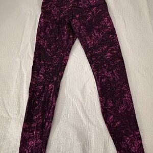 lululemon athletica Purple Patterned Leggings